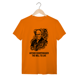 Nome do produto Camiseta Arthur Schopenhauer – Filosofia