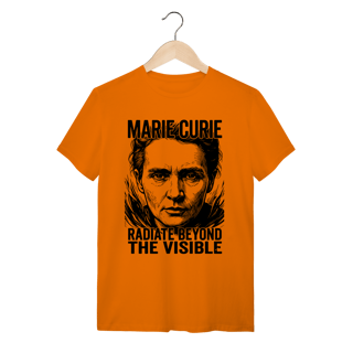 Nome do produto Camiseta Marie Curie Física Radioatividade Unissex