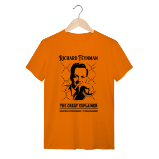 Nome do produto Camiseta Richard Feynman - A Dança das Partículas