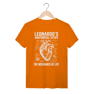 Nome do produto Camiseta Coração Anatômico Da Vinci: A Mecânica da Vida
