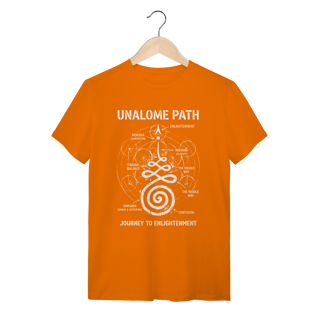 Nome do produto Camiseta Símbolo Unalome Caminho Iluminação
