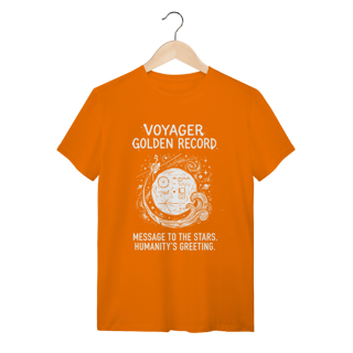 Nome do produto Camiseta Voyager Golden Record: O Mensageiro Cósmico