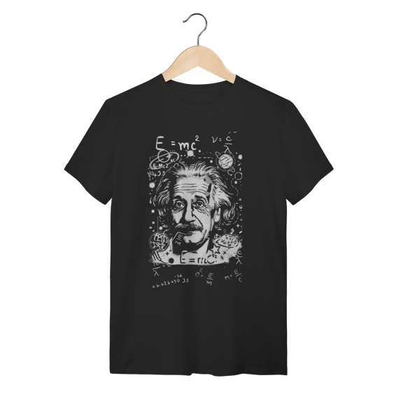 Camiseta Teoria da Relatividade - Albert Einstein | Premium Silk & Luck