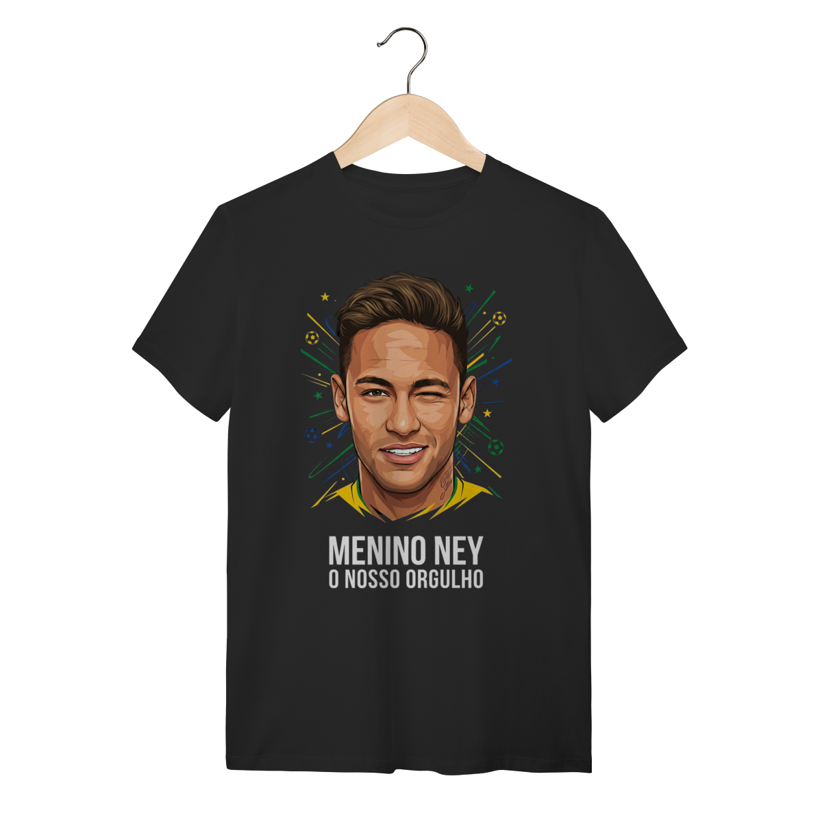Nome do produto: Camiseta Menino Ney: O Nosso Orgulho – Edição Especial