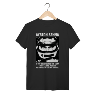 Nome do produto Camiseta Ayrton Senna: O Gap da Lenda – Edição Especial