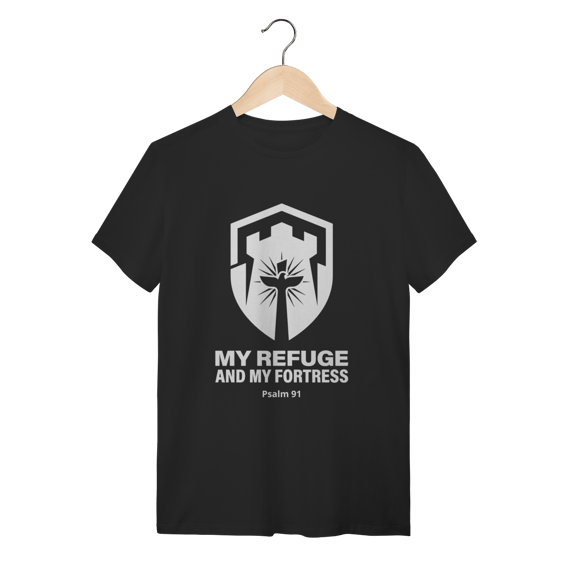 Camiseta Salmo 91: My Refuge and Fortress – Edição Especial Proteção Divina