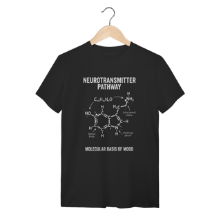 Nome do produto Camiseta Molécula de Serotonina: A Fórmula da Felicidade