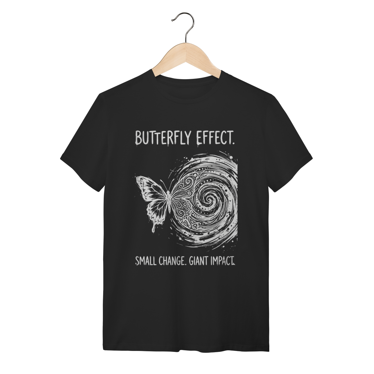 Nome do produto: Camiseta Efeito Borboleta: A Teoria do Caos