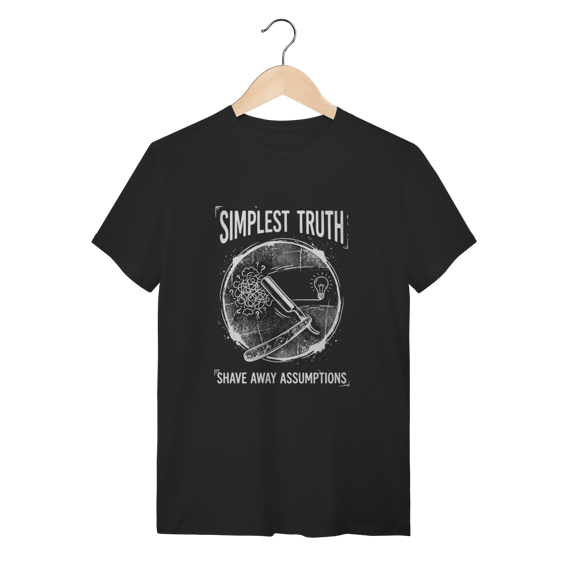 Camiseta Navalha de Ockham: A Lógica Pura