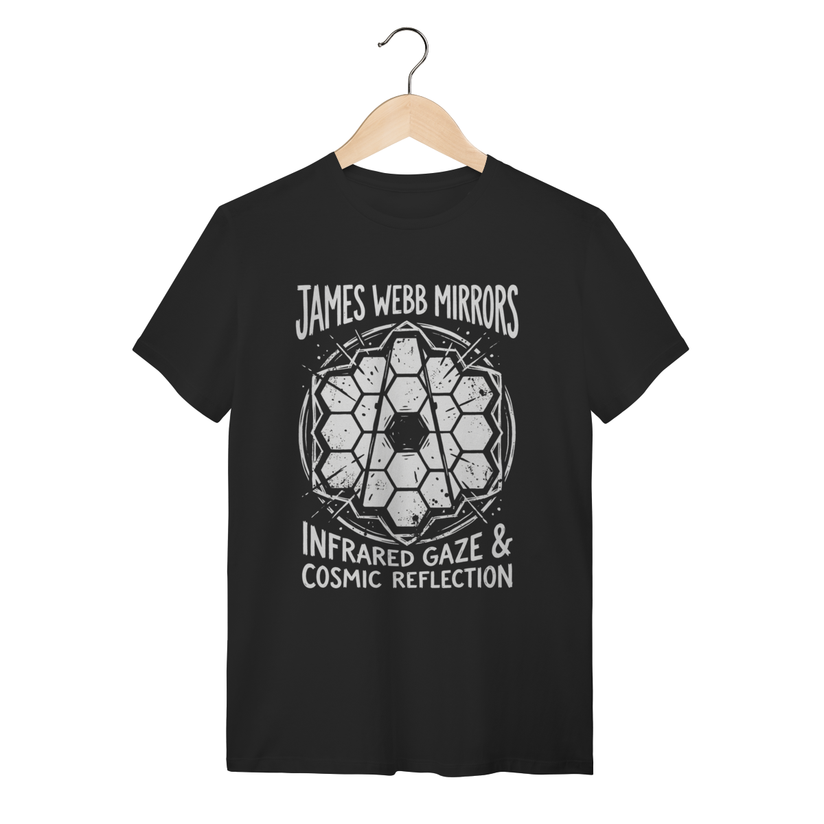 Nome do produto: Camiseta James Webb: O Olhar do Infinito (Astronomia/Science)