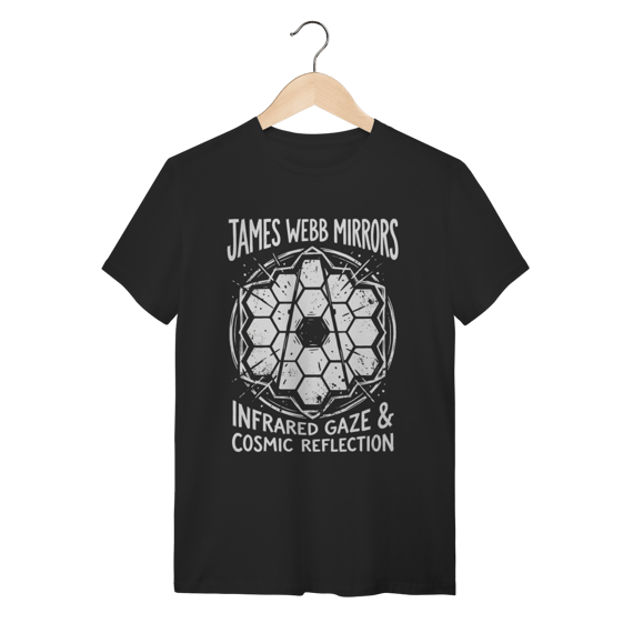 Camiseta James Webb: O Olhar do Infinito (Astronomia/Science)