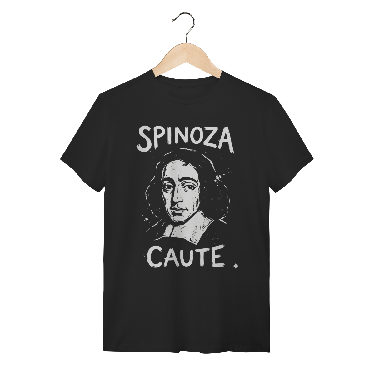 Nome do produto: Camiseta Spinoza – Filosofia