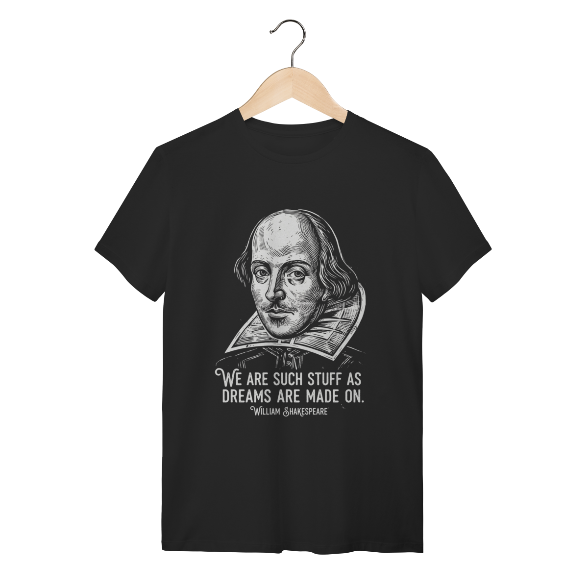 Nome do produto: Camiseta William Shakespeare – Literatura-Classica-Teatro