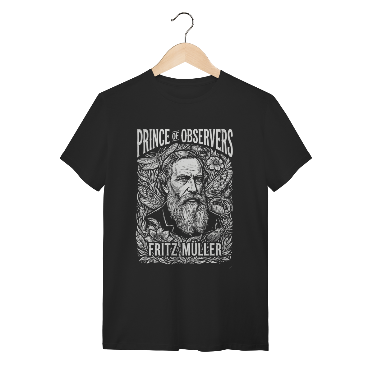 Nome do produto: Camiseta Fritz Müller – Biologia Evolutiva