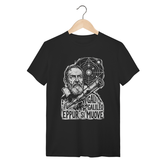 Camiseta Galileo Galilei – Astronomia e Ciência