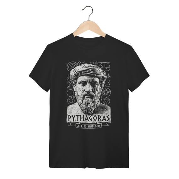 Camiseta Pitágoras – Matemática e Filosofia