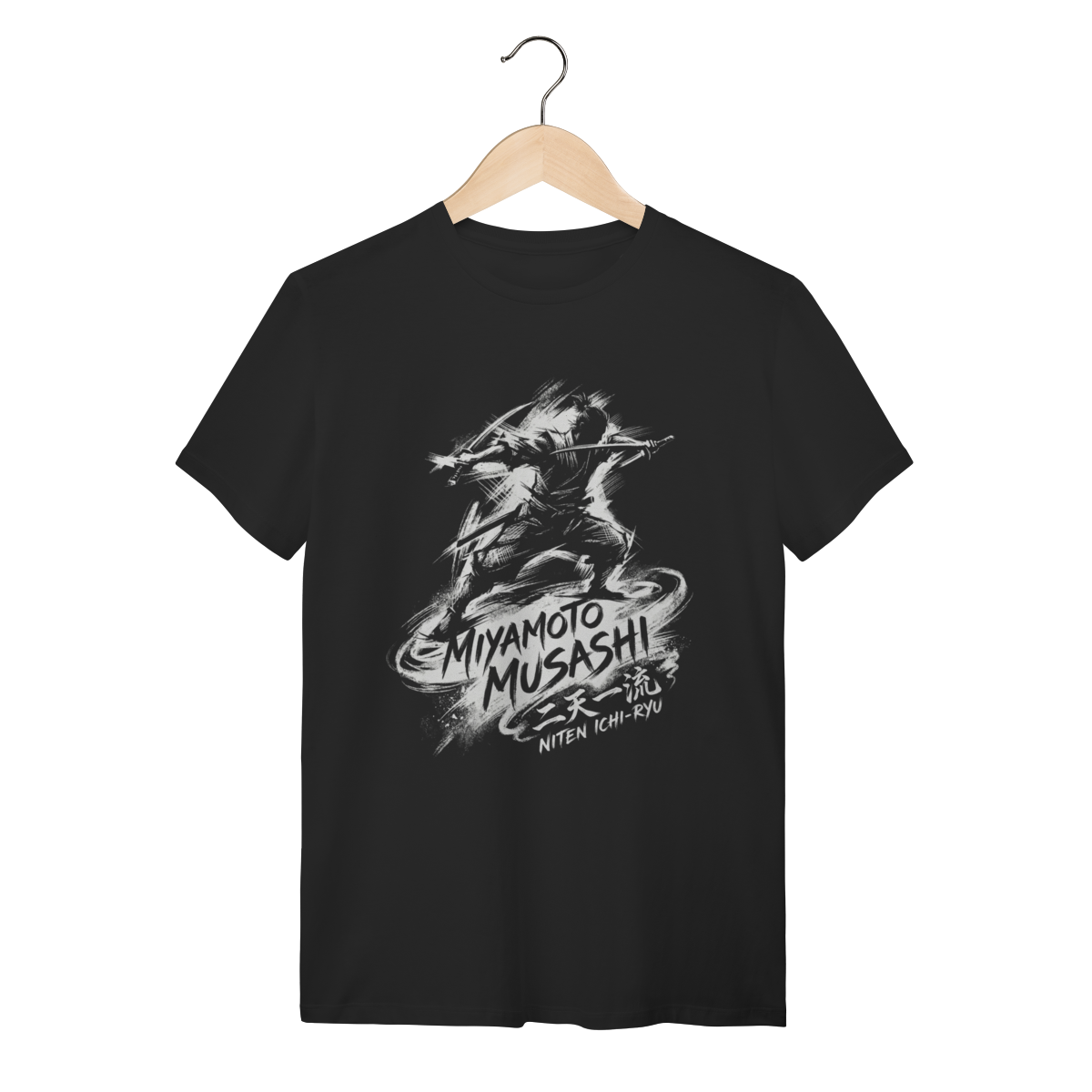 Nome do produto: Camiseta Shinmen Takezō – Estratégia e Filosofia