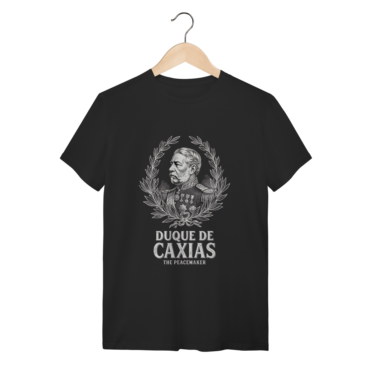 Nome do produto: Camiseta Duque de Caxias – História do Brasil