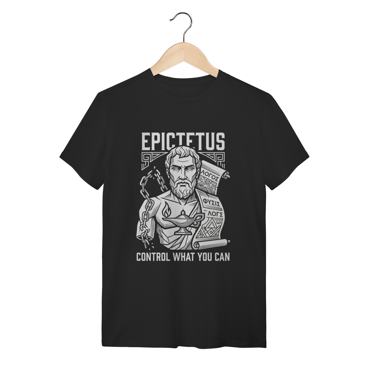 Nome do produto: Camiseta Epicteto – Filosofia Estoica