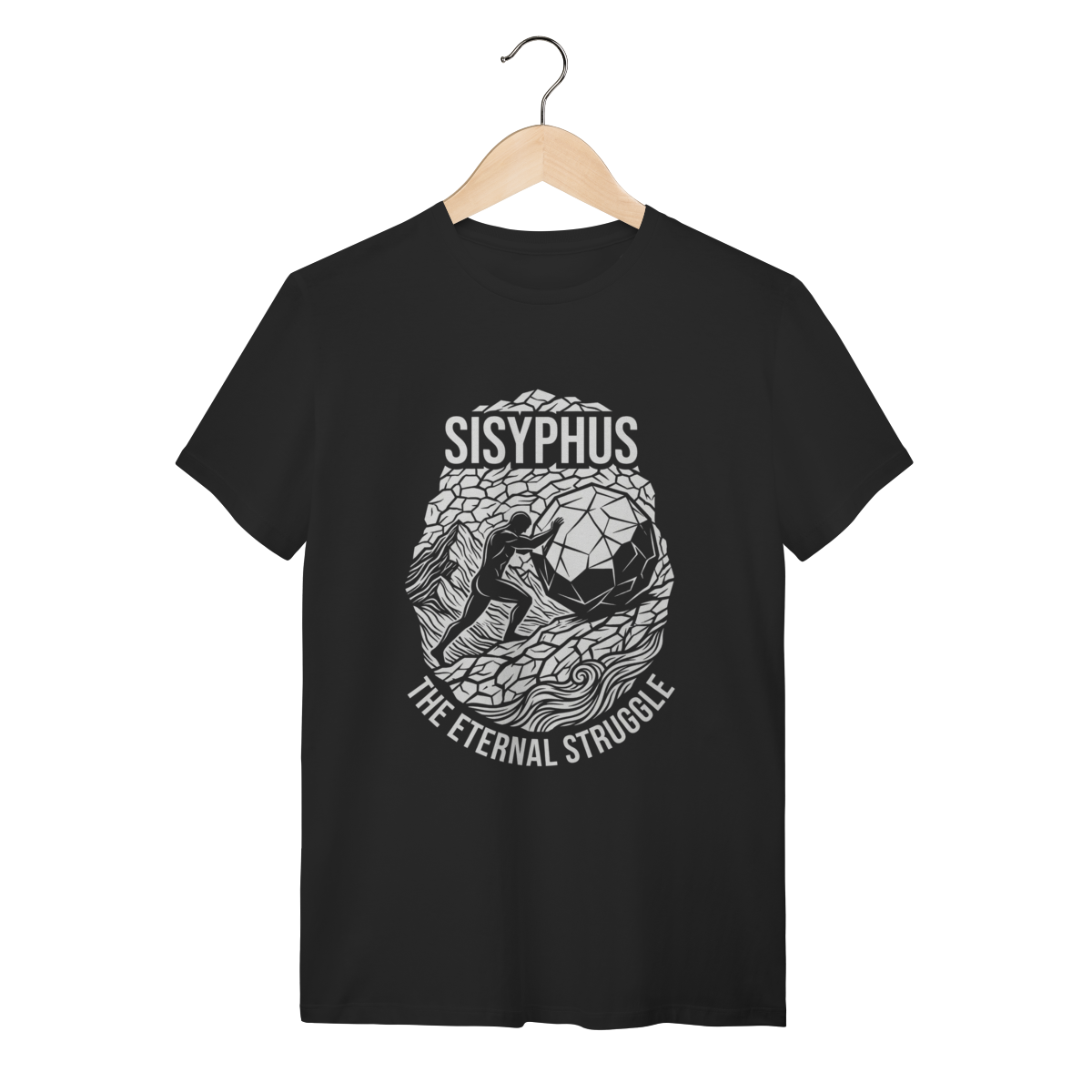 Nome do produto: Camiseta Sísifo – Filosofia