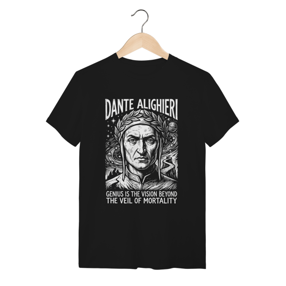 Camiseta Dante Alighieri Literatura Divina Comédia Unissex