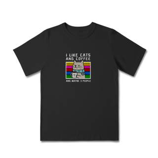 Nome do produto Camiseta Infantil Gato e Café (2 á 8 anos)