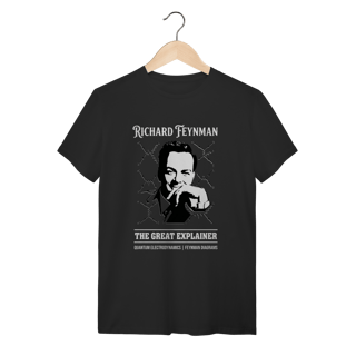 Nome do produto Camiseta Richard Feynman - A Dança das Partículas