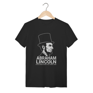 Nome do produto Camiseta Abraham Lincoln - A House Divided | Premium Humanidades