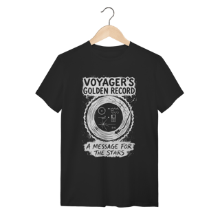 Nome do produto Camiseta Voyager Golden Record: O Mensageiro Cósmico