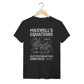 Nome do produto Camiseta Equações de Maxwell Eletromagnetismo