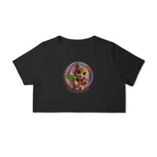 Nome do produto Cropped Gato Pipu - Alegria Todo Dia