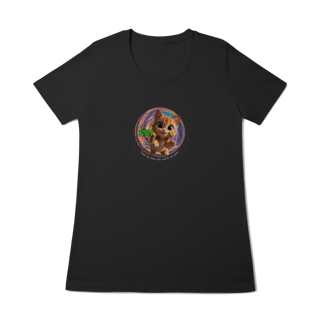 Nome do produto Camiseta Baby Long Quality Gato Pipu - Alegria Todo Dia