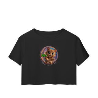 Nome do produto Cropped Gato Pipu - Alegria Todo Dia