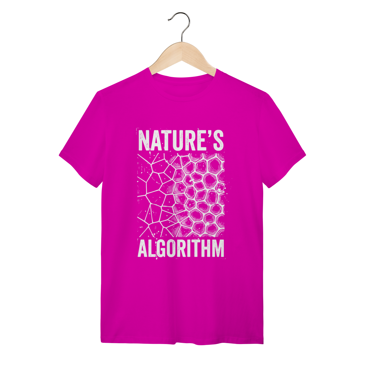 Nome do produto: Camiseta Voronoi Diagram: A Geometria da Natureza (Arquitetura & Math)