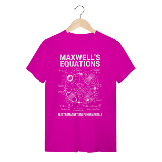 Nome do produto Camiseta Equações de Maxwell Eletromagnetismo