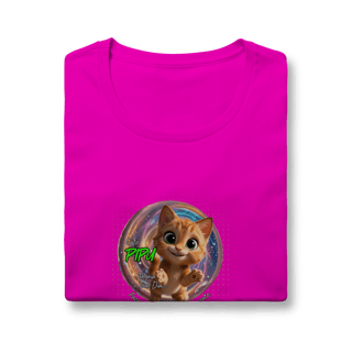 Nome do produto Camiseta Baby Long Quality Gato Pipu - Alegria Todo Dia