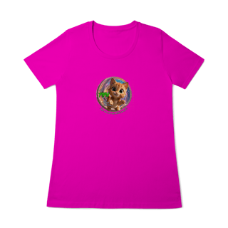 Nome do produto Camiseta Baby Long Quality Gato Pipu - Alegria Todo Dia