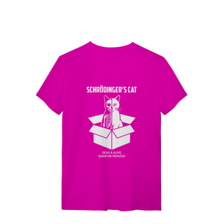 Nome do produto Camiseta Schrödinger's Cat - Paradoxo da Física Quântica | Edição Limitada