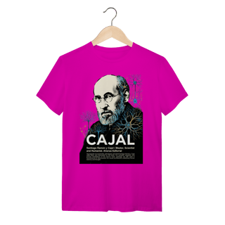 Nome do produto Camiseta Santiago Ramón y Cajal - A Arte da Neurociência