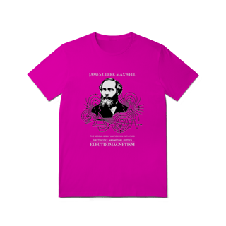 Nome do produto Camiseta James Clerk Maxwell - As Leis do Eletromagnetismo