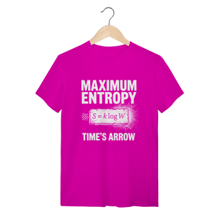 Nome do produto Camiseta Boltzmann Entropy: The Equation of Chaos (Física & Termodinâmica)