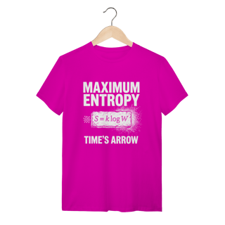 Nome do produto Camiseta Entropia Boltzmann: S = k log W (Física & Termodinâmica)