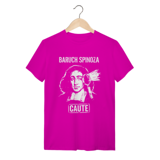 Nome do produto Camiseta Baruch Spinoza – Caute (Filosofia e Ética)