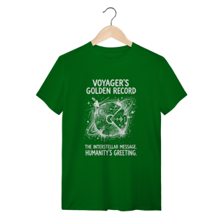 Nome do produto Camiseta Voyager Golden Record: O Mensageiro Cósmico