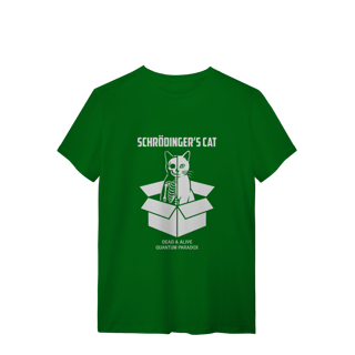 Nome do produto Camiseta Schrödinger's Cat - Paradoxo da Física Quântica | Edição Limitada
