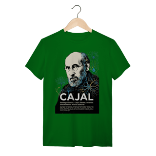 Nome do produto Camiseta Santiago Ramón y Cajal - A Arte da Neurociência