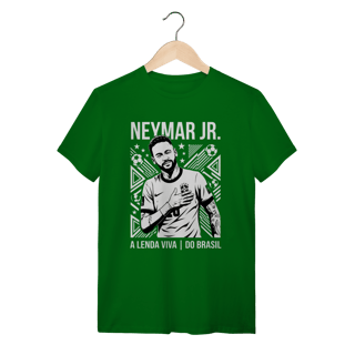Nome do produto Camiseta Neymar Jr.: A Lenda Viva do Brasil – Edição Especial