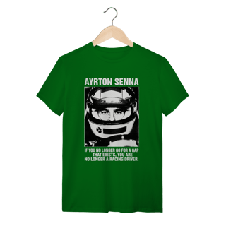 Nome do produto Camiseta Ayrton Senna: O Gap da Lenda – Edição Especial