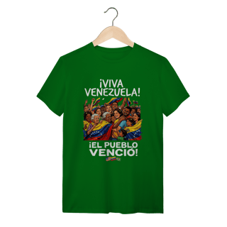 Nome do produto Camiseta Viva Venezuela: O Povo Venceu – Edição Especial e Histórica 2026