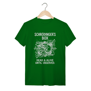 Nome do produto Camiseta Gato de Schrödinger: O Paradoxo Quântico